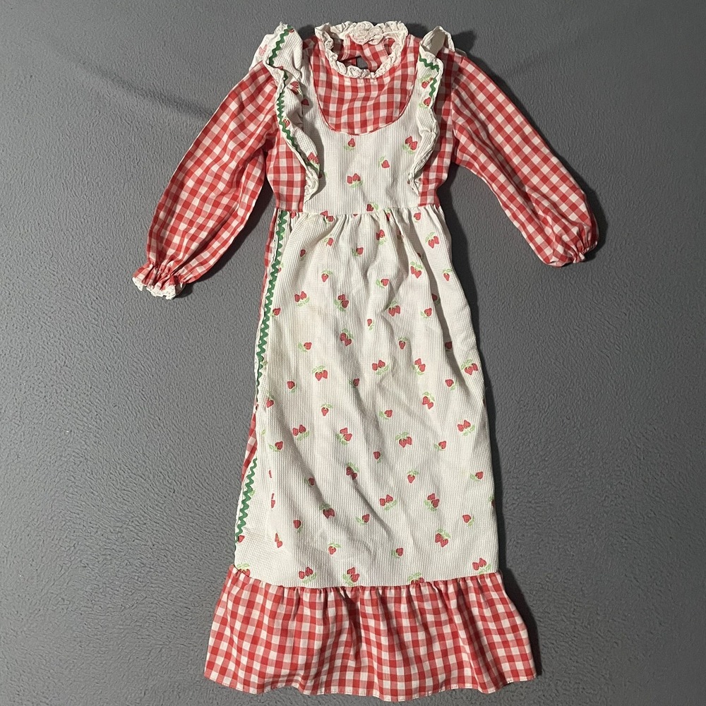 1980 Vintage Strawberry Shortcake Dress ULTRA‎  RARE Missing Size Tag